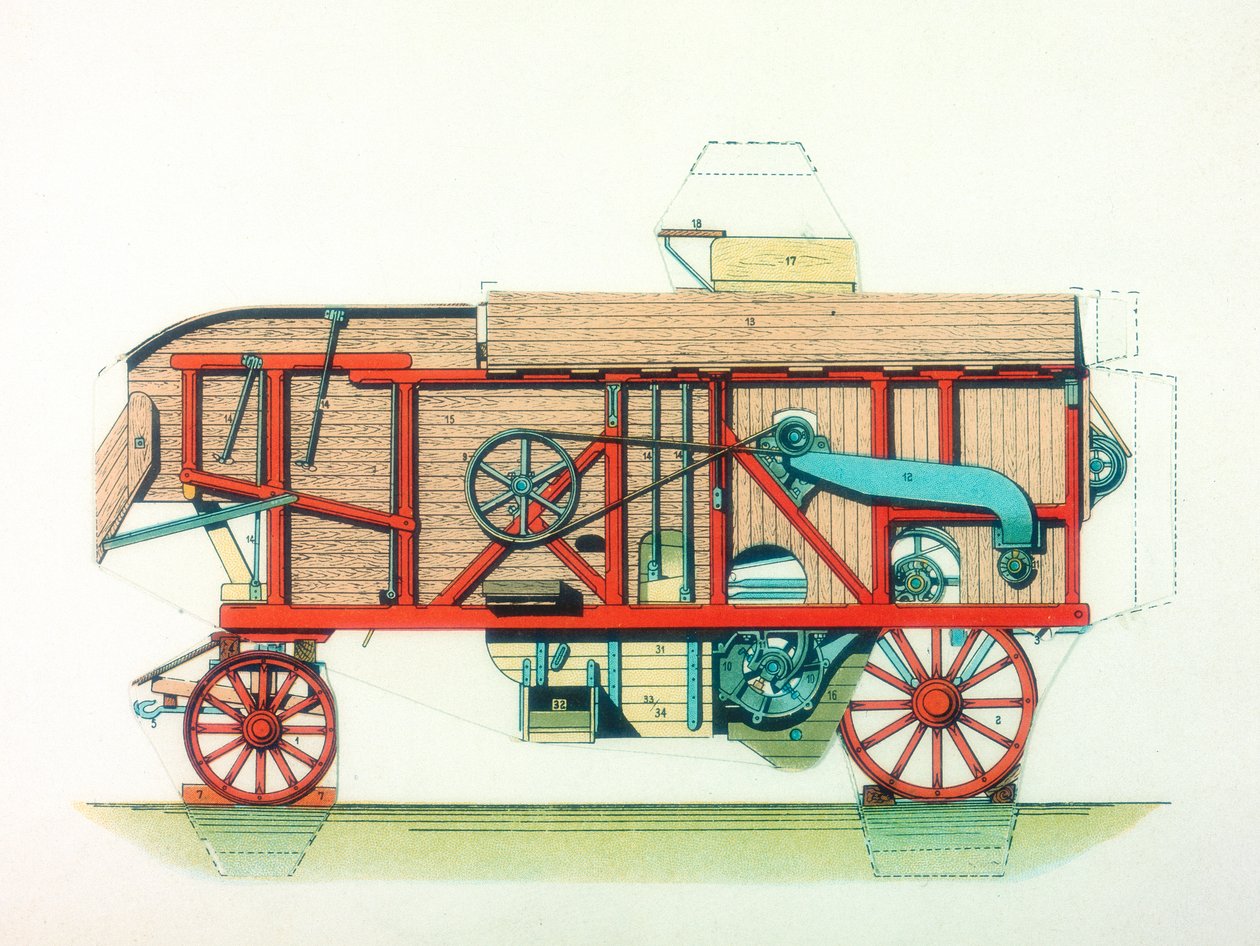 Debulhadora portátil, c1910 de Unbekannt