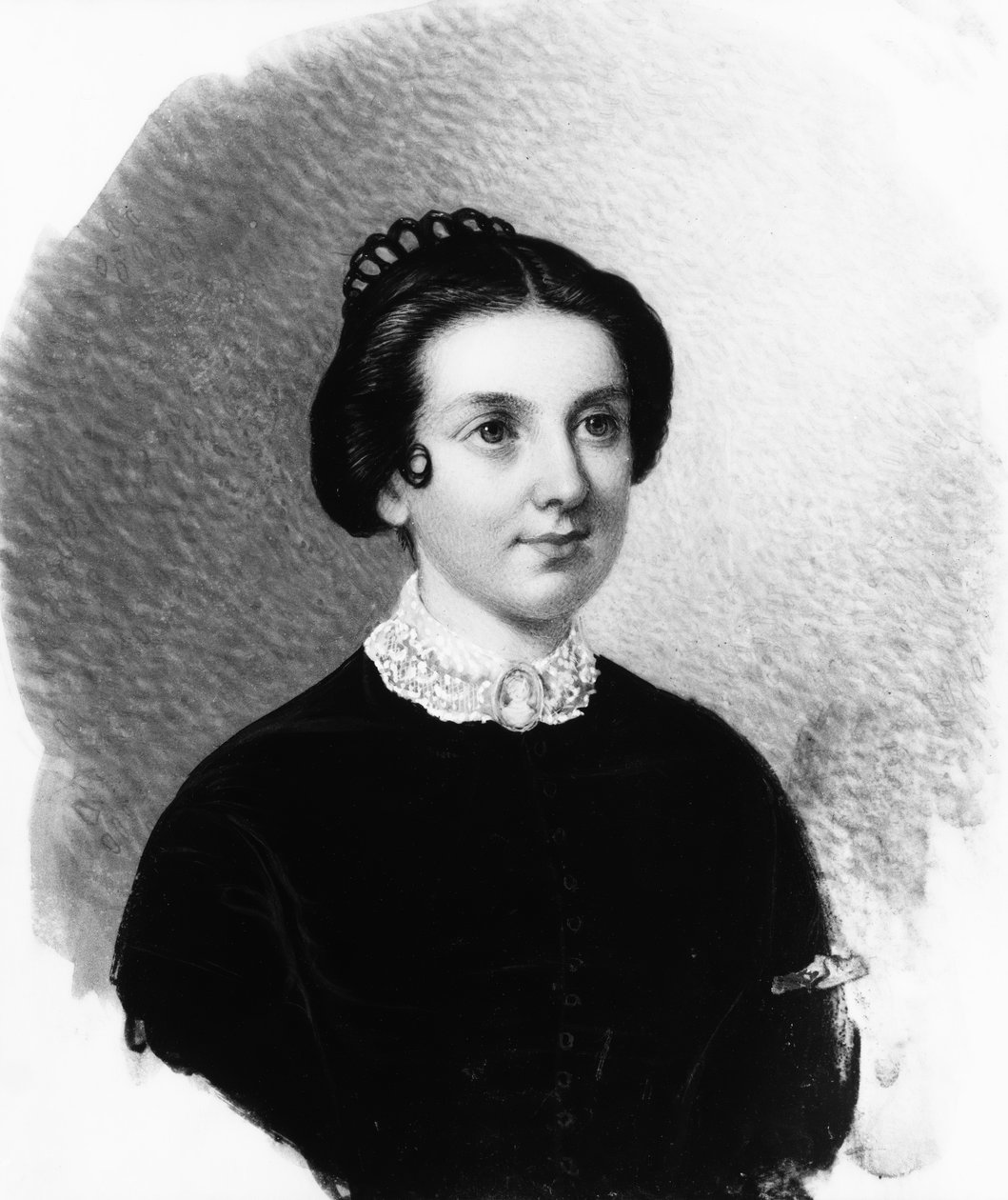 Retrato de uma senhora, ca. 1850 de Unbekannt
