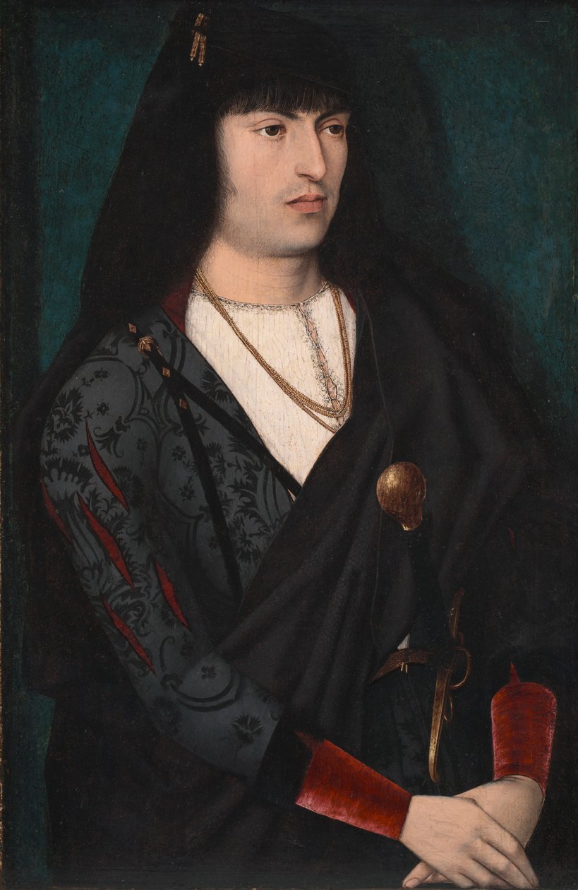 Retrato de um homem, c. 1480-1500. de Unbekannt