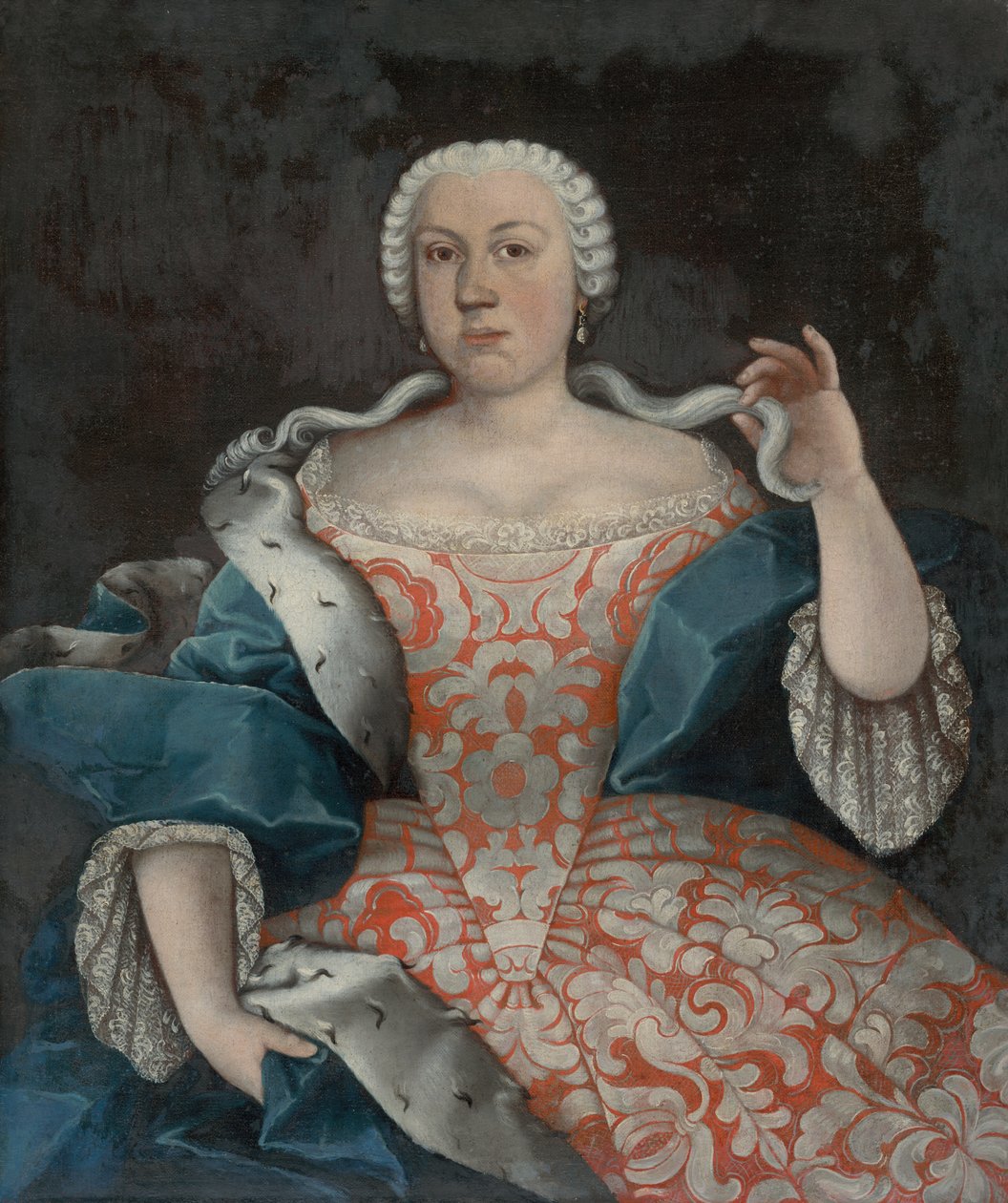 Retrato de um jovem Zemianka de Unbekannt