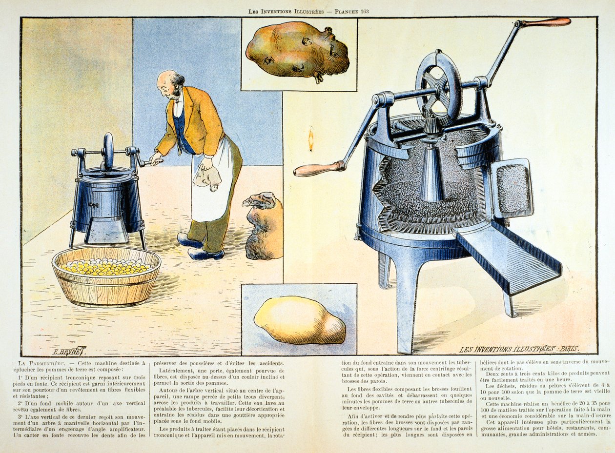 Descascador de batatas, 1899 de Unbekannt