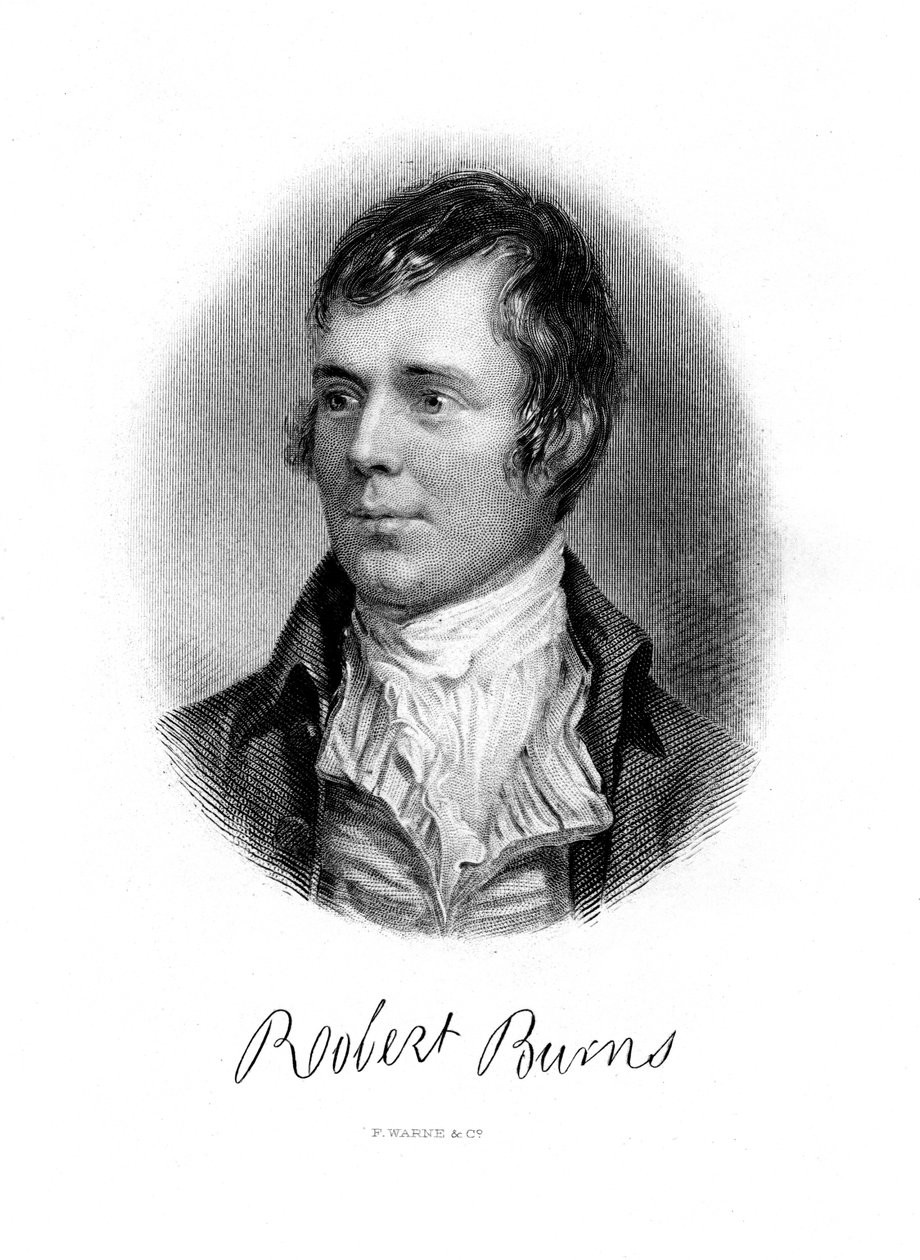 Robert Burns, poeta escocês, século XIX de Unbekannt