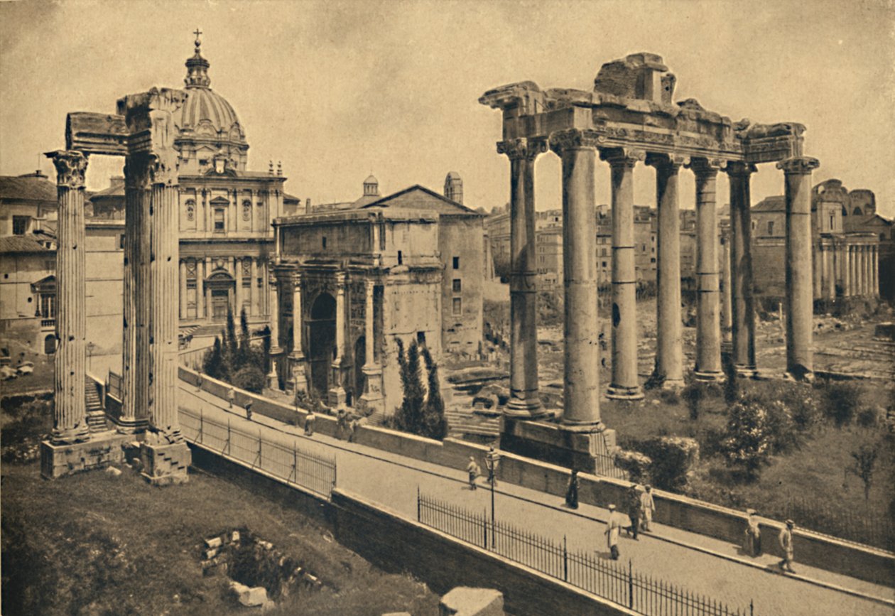 Roma - Fórum Romano, 1910 de Unbekannt