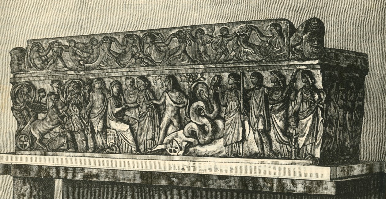 Sarcófago romano, 1890. de Unbekannt