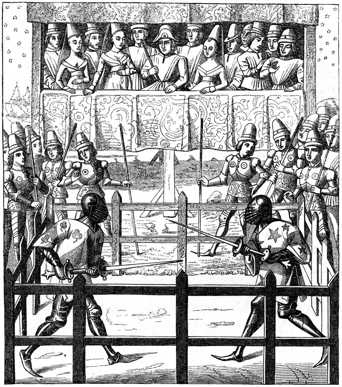 Combate único, século XV 1849 de Unbekannt
