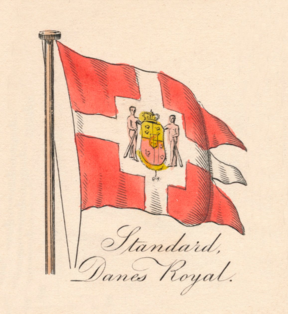 Padrão, dinamarqueses reais, 1838 de Unbekannt