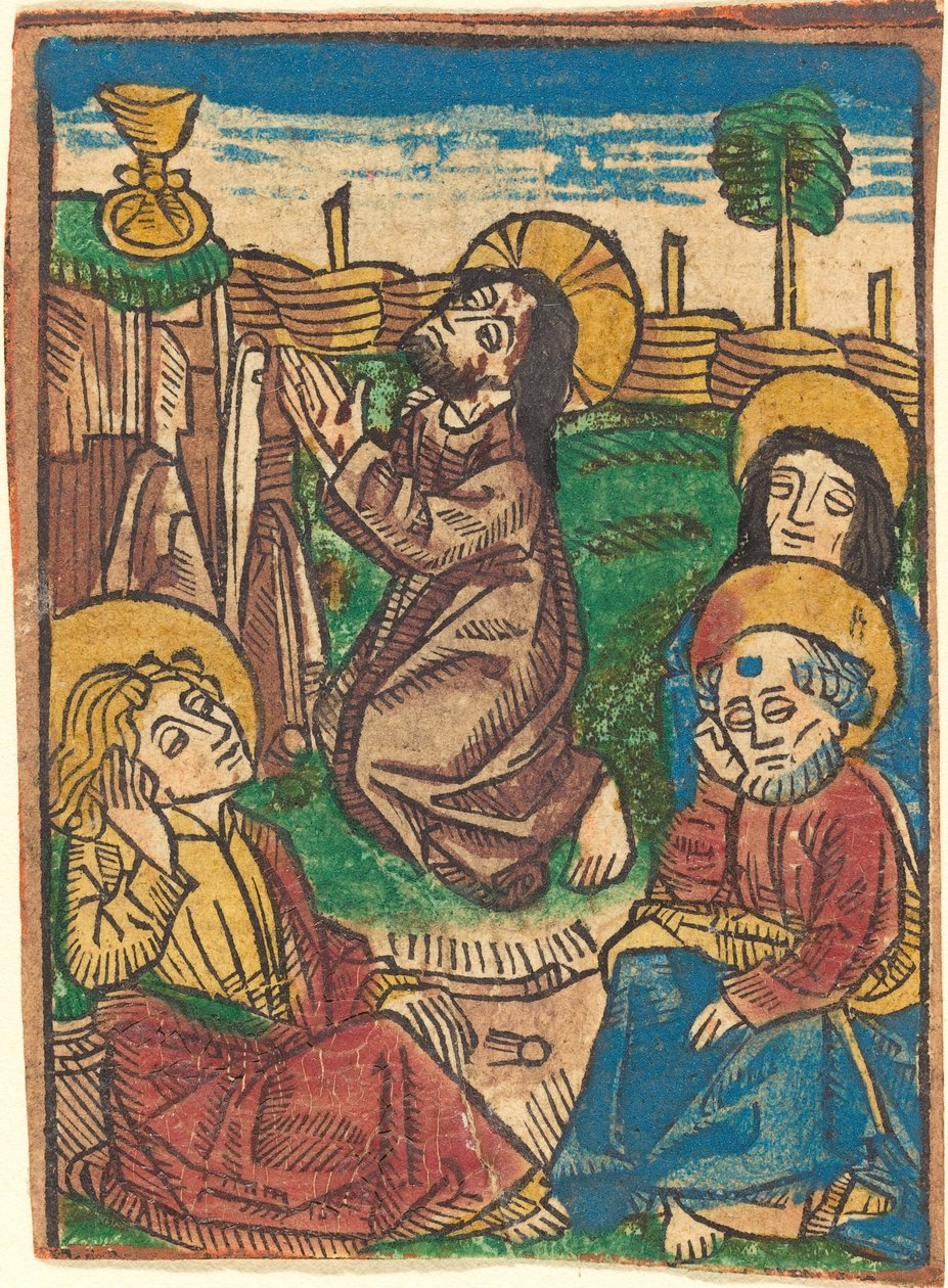 A agonia no jardim, c. 1490. de Unbekannt