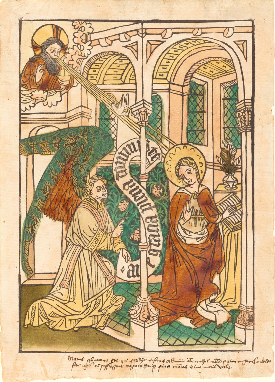A Anunciação, c. 14501470. de Unbekannt