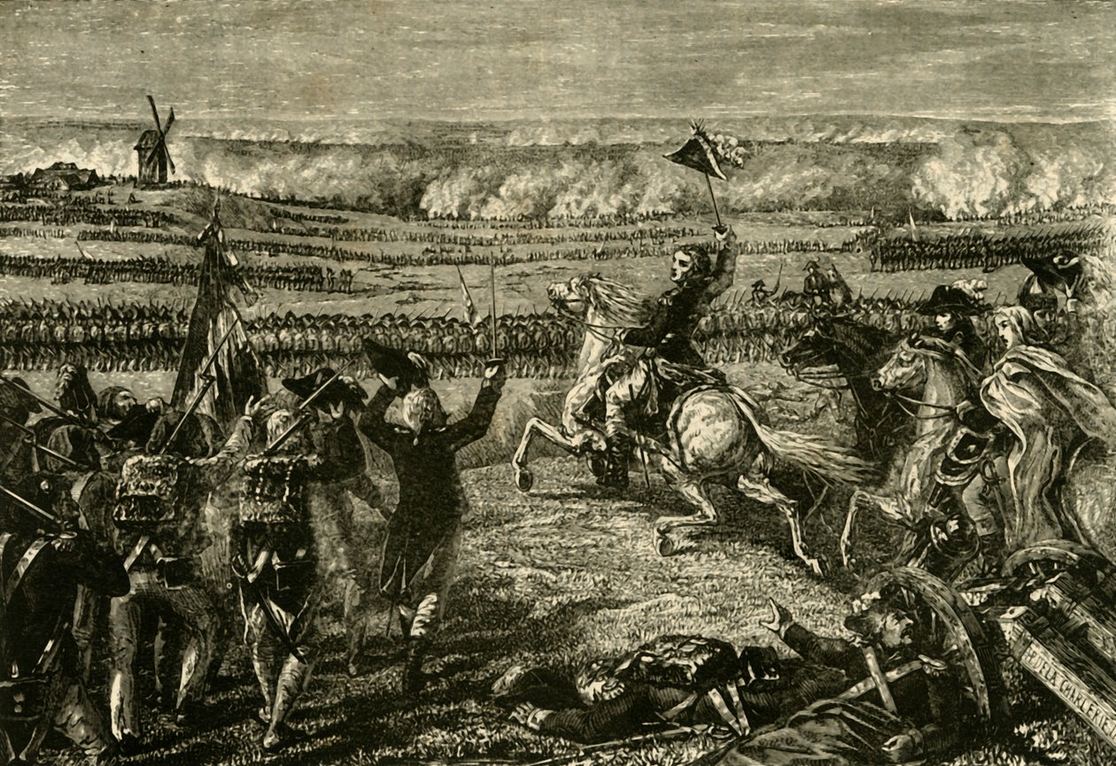 A Batalha de Valmy, 1792, 1890. de Unbekannt