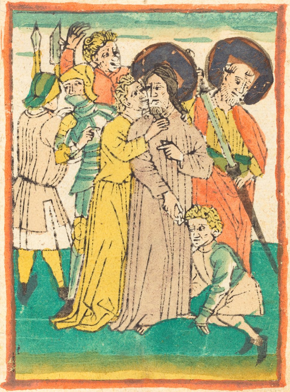 A traição de Cristo, c. 14601465. de Unbekannt