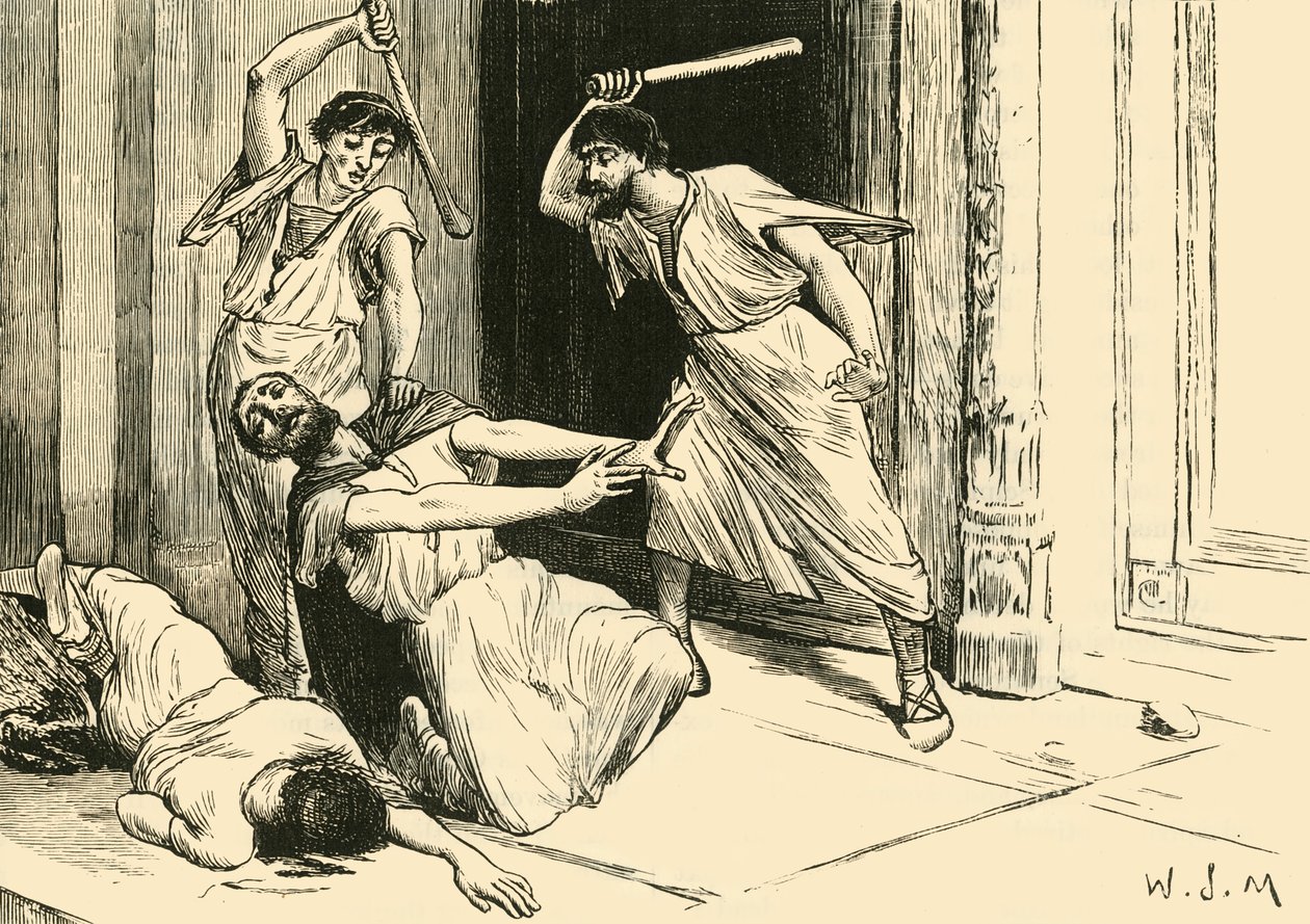 A morte de Tibério Graco, 1890. de Unbekannt