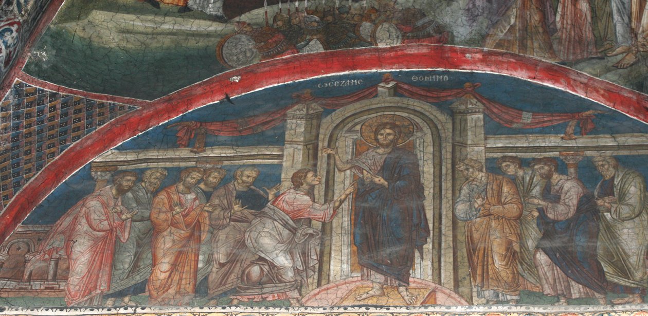 A Incredulidade de Saint Thomas, ca 1350 de Unbekannt