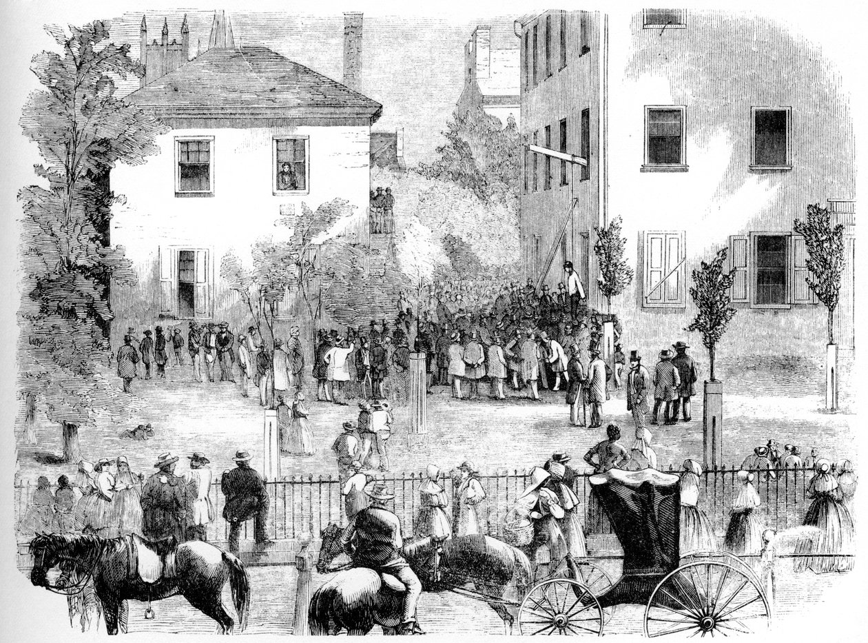 O Kentucky Lynching, c1860 de Unbekannt