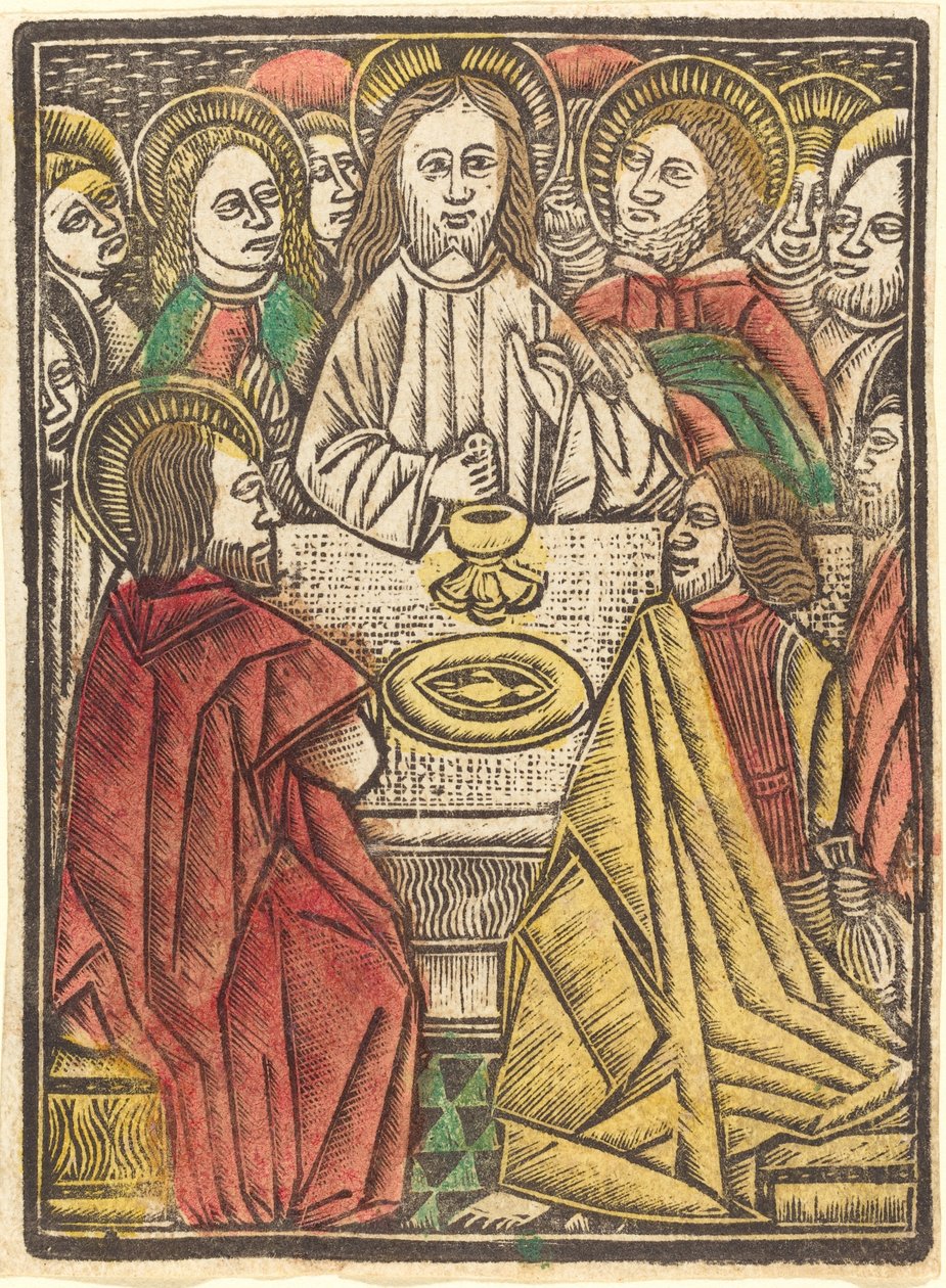 A Última Ceia, c. 1480. de Unbekannt
