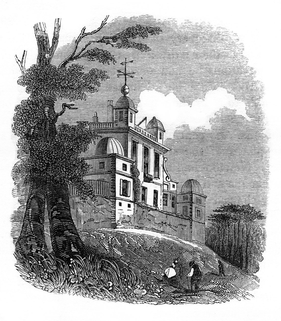 O Observatório de Greenwich, 1836 de Unbekannt