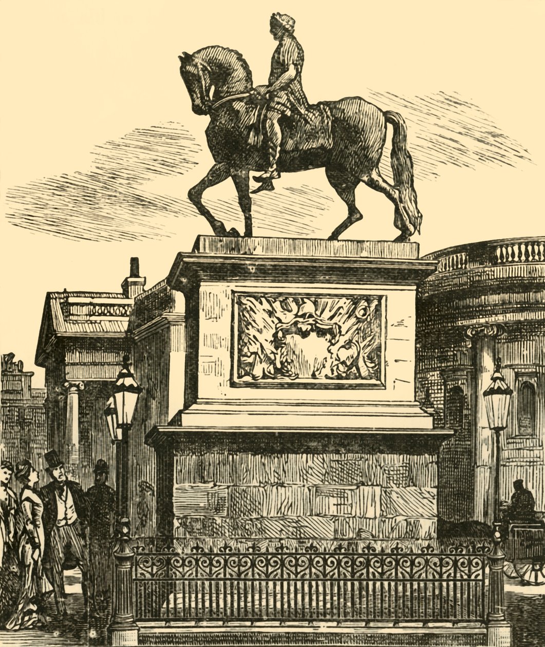 A estátua de William III, 1898. de Unbekannt