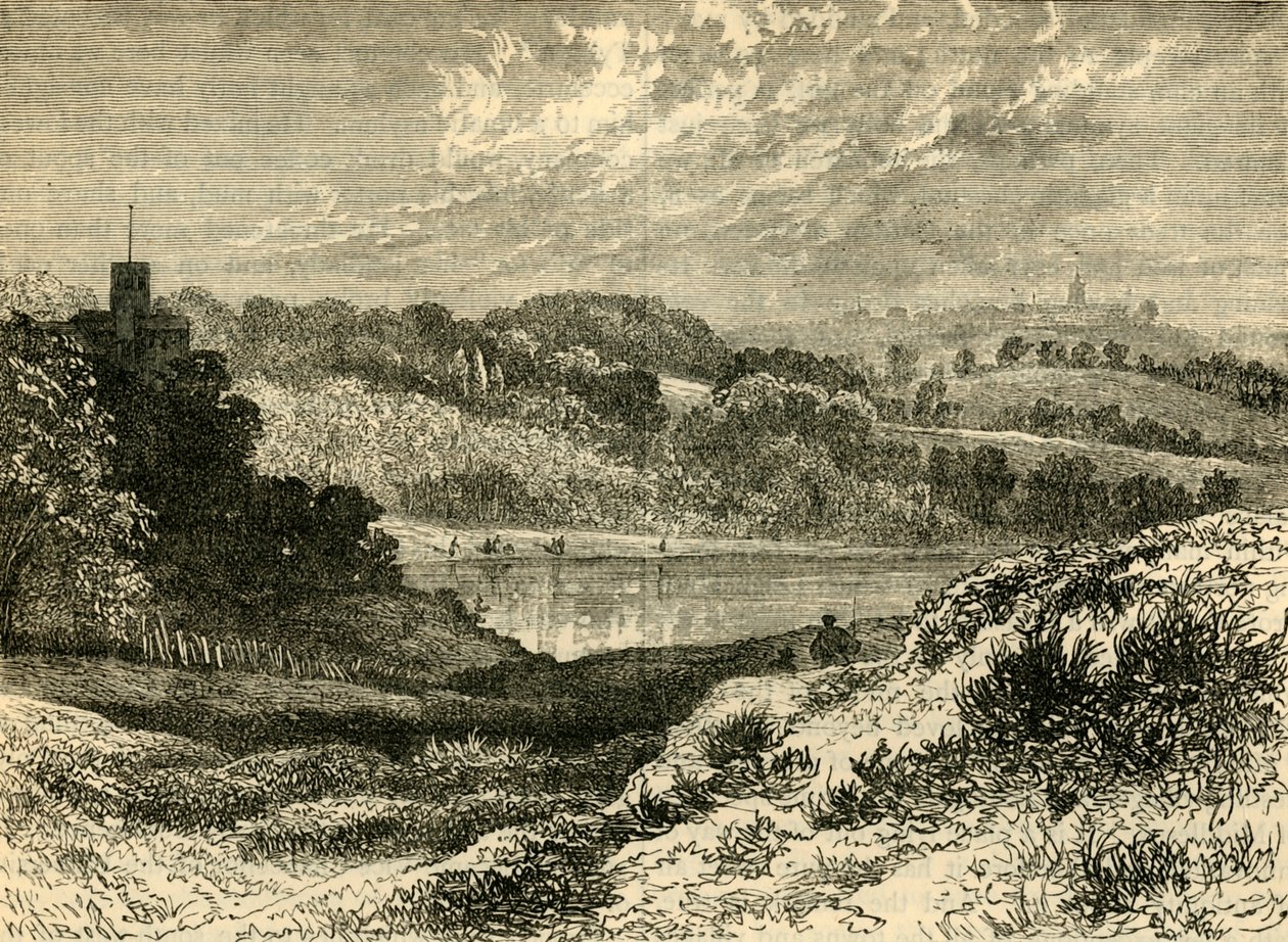 O Vale da Saúde, c1876. de Unbekannt