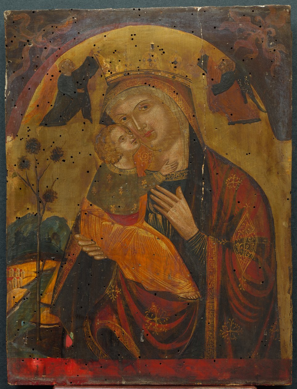 Virgem e Criança, 1400. de Unbekannt