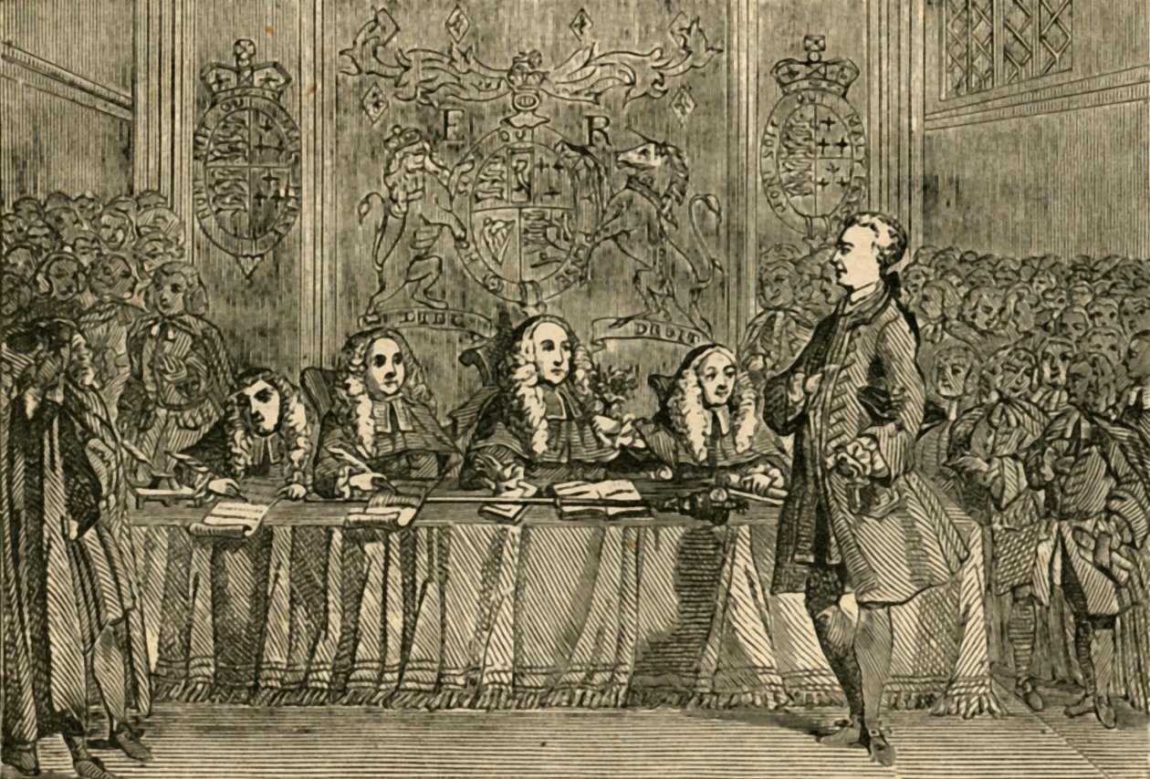 Wilkes em seu julgamento, 1897. de Unbekannt