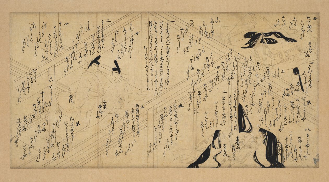 Yujo Monogatari Emaki, 1336-92. de Unbekannt
