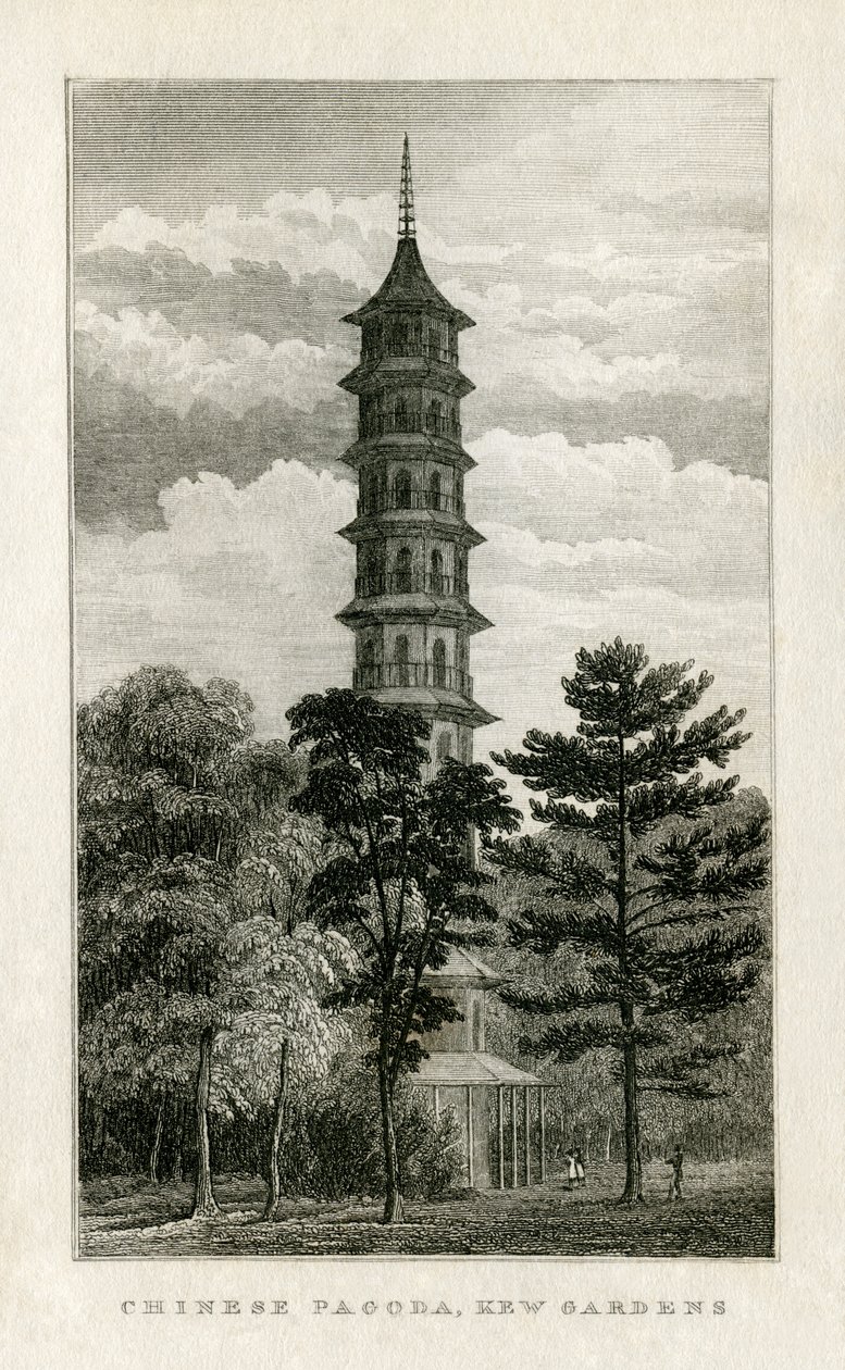 Pagoda chinês, Kew Gardens de Unbekannt
