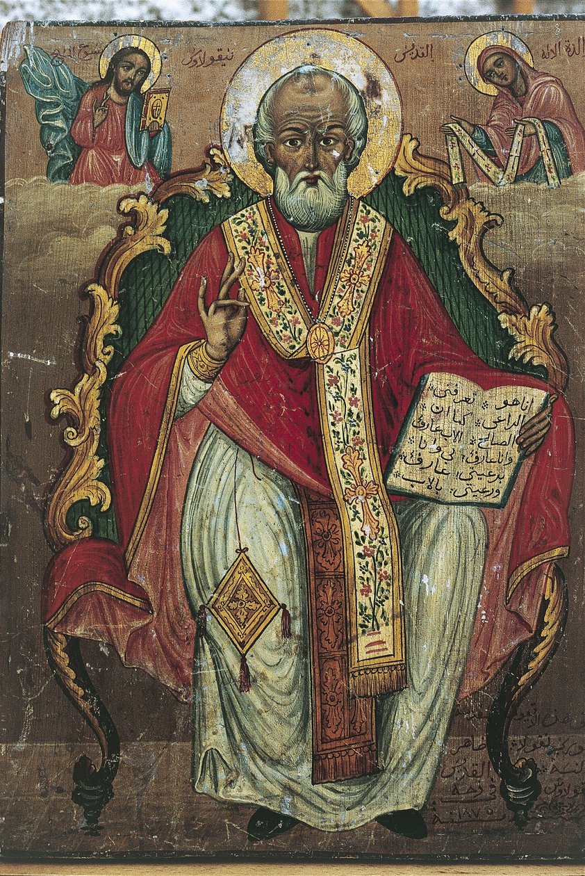 Grande plano de um santo de Benjamin Baud