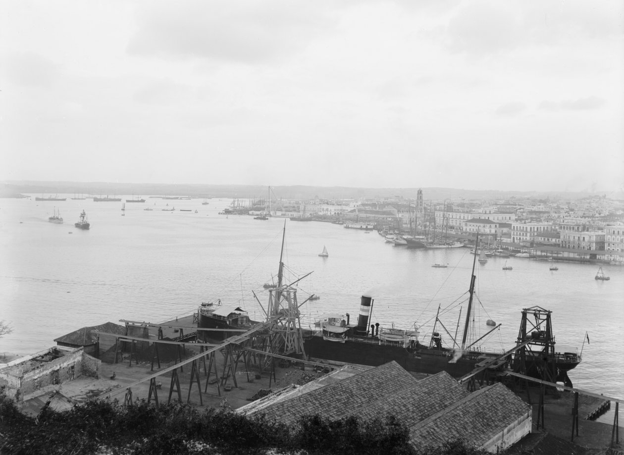 Porto de Cabanas (foto a p/b) de Unbekannt