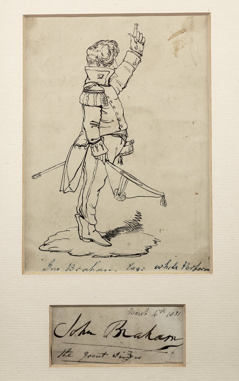 Desenho de John Braham Marcha de Unbekannt