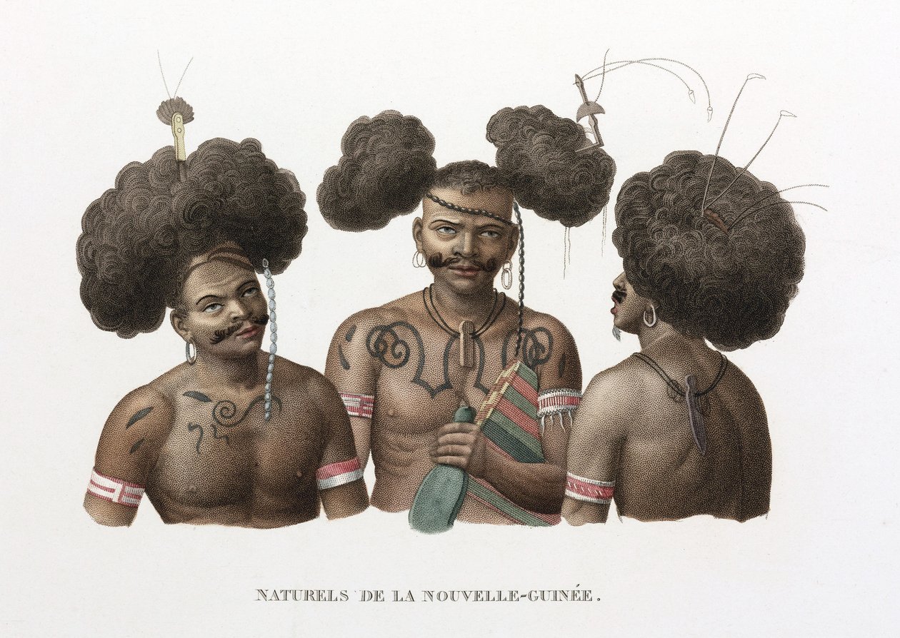 "Nativos da Nova Guiné de Unbekannt