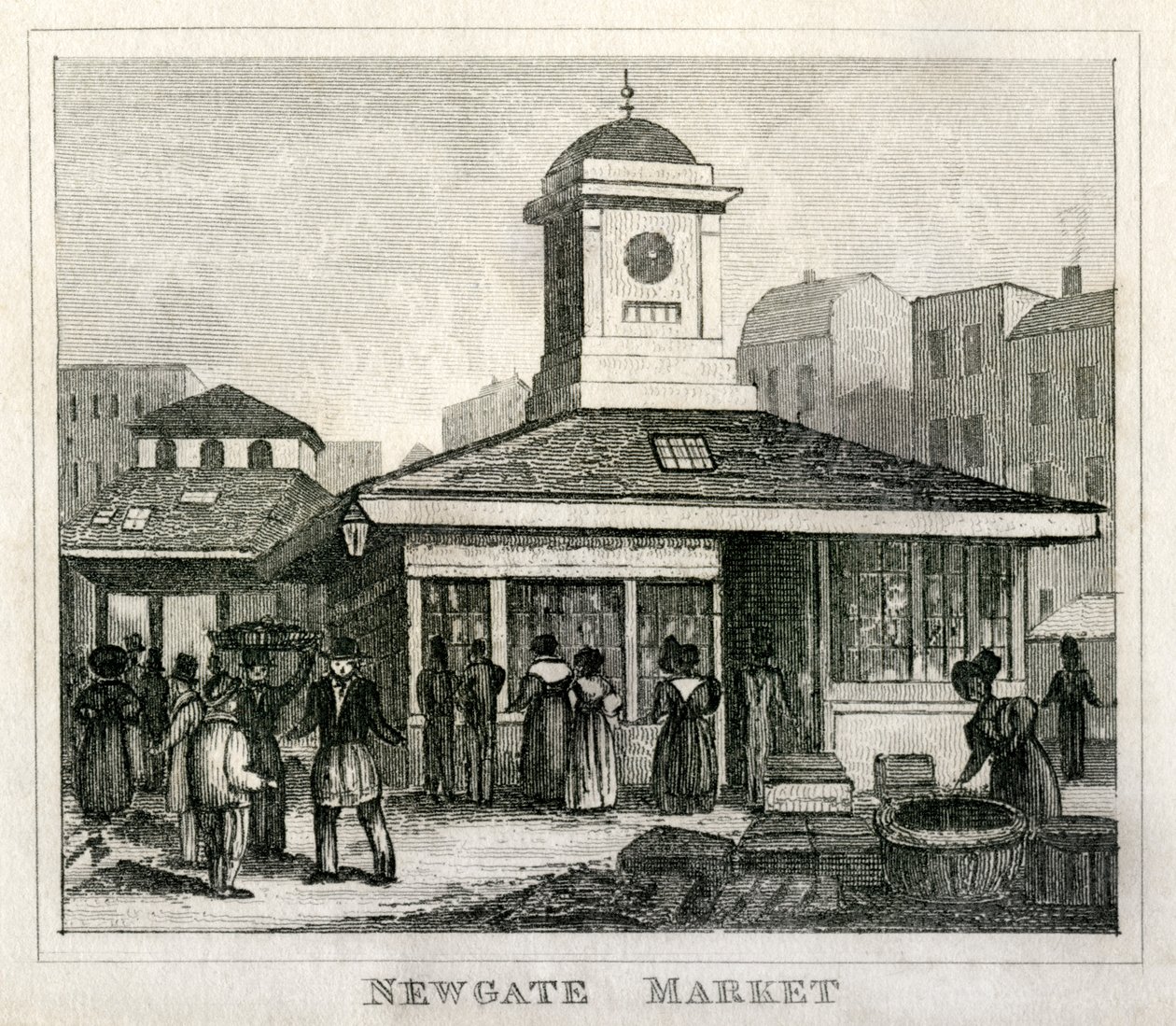 Mercado de Newgate de Unbekannt