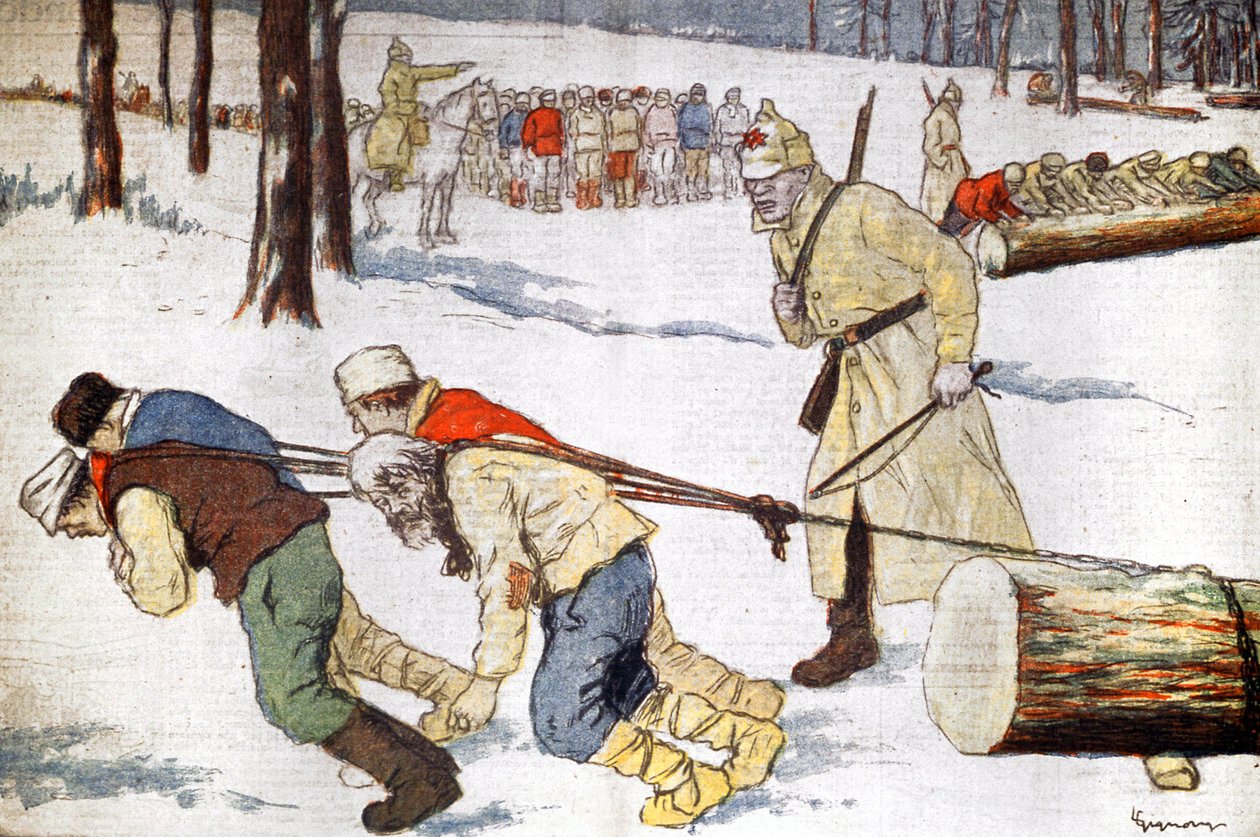 O gulag da URSS de Unbekannter Künstler