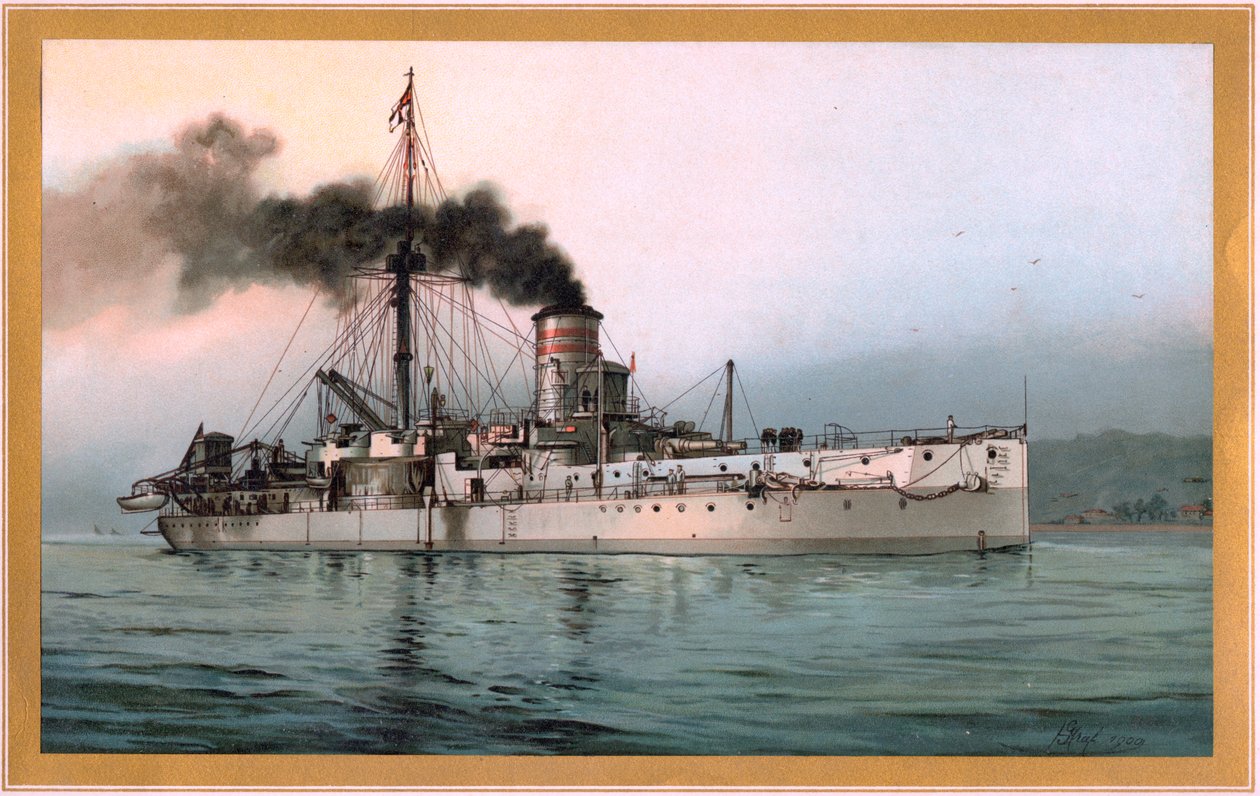 SM navio de linha Württemberg. de Unknown