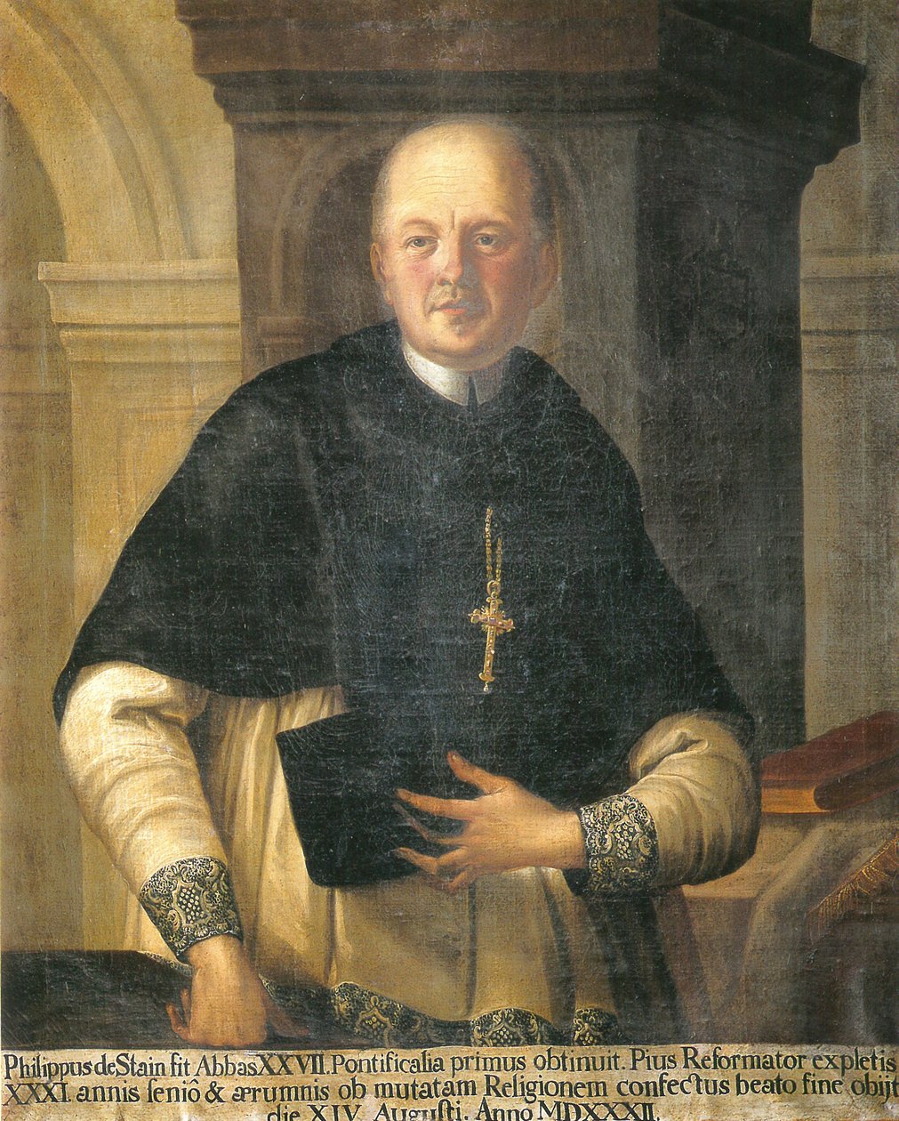 o 27º abade, Philipp von Stein de Unknown