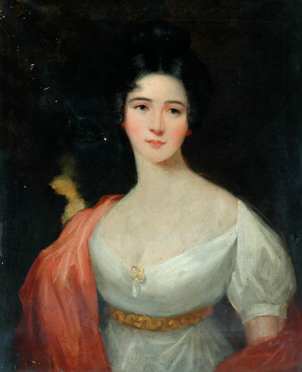 Retrato de uma jovem senhora de Unknown