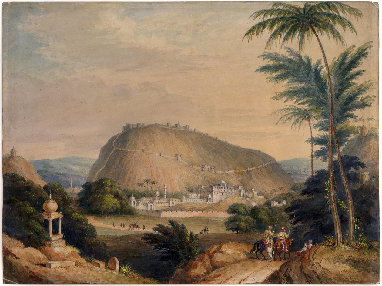 A cidade e passagem de Bundi de Unknown