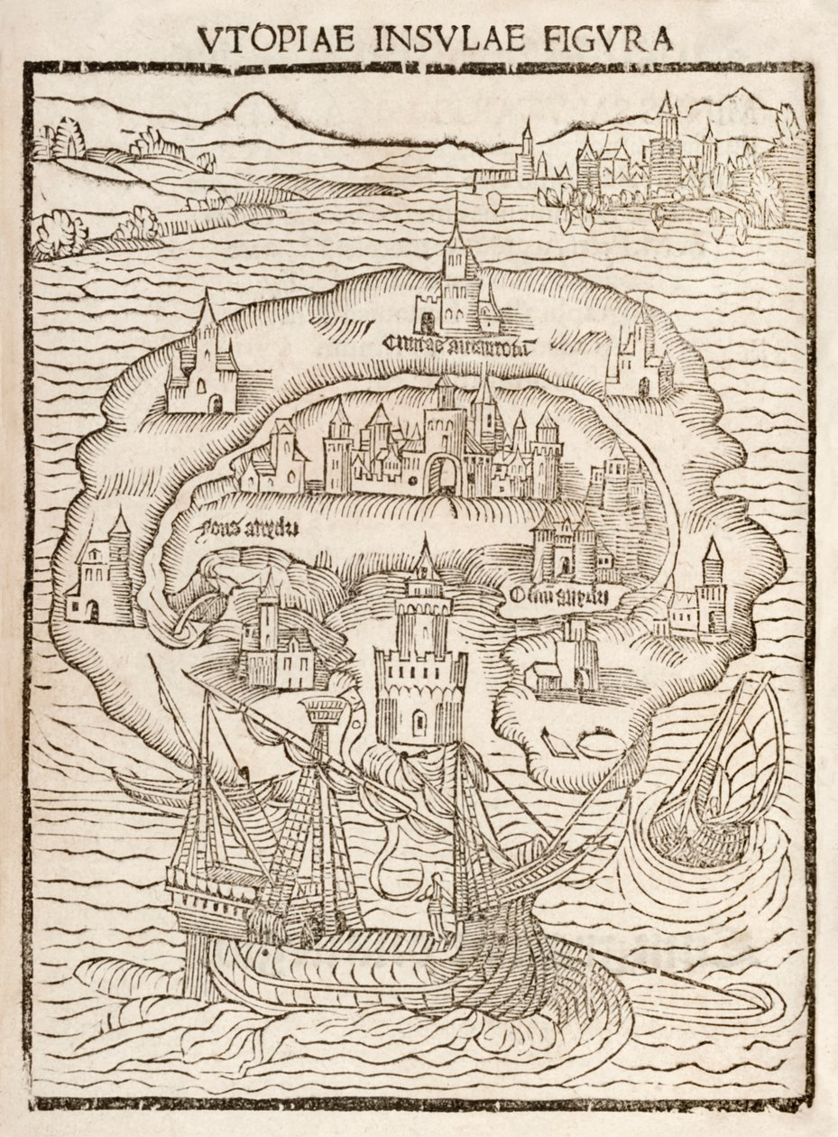 A forma da utopia ilha " de Unknown