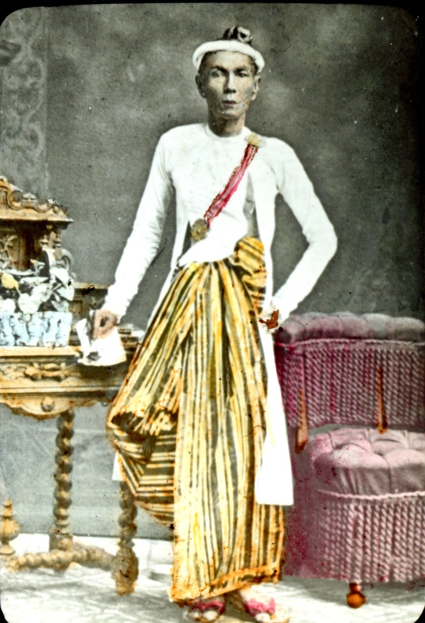Homem birmanês, década de 1880 de Unknown