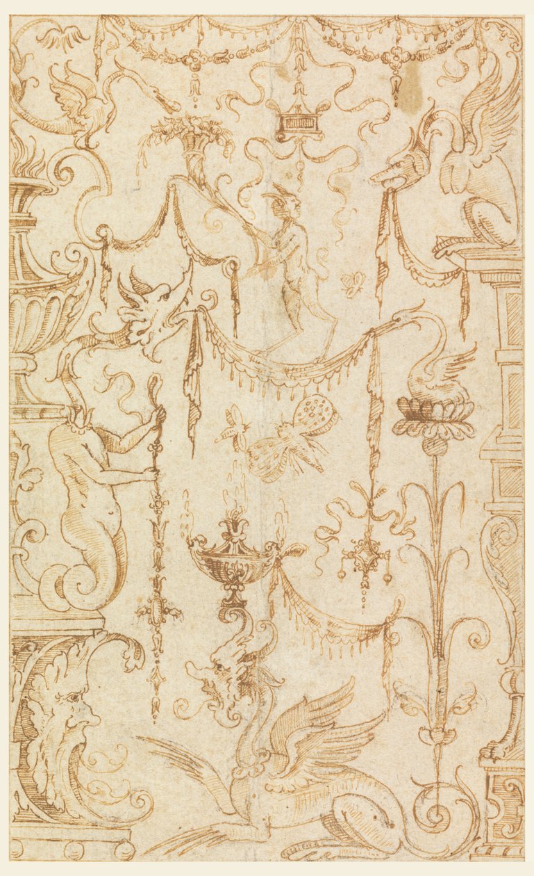 Design para decoração grotesca de Unknown