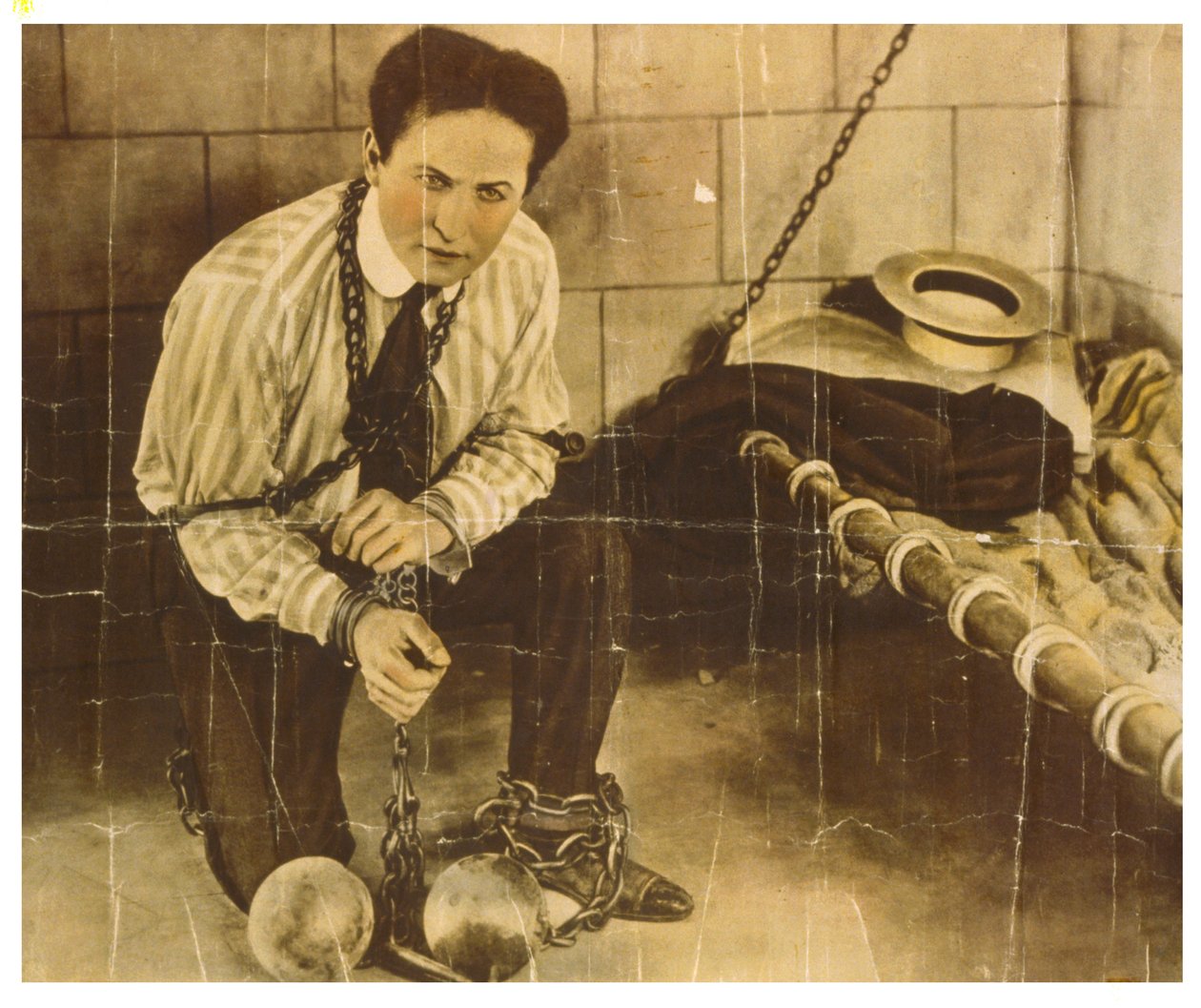Harry Houdini c.1898 (foto sépia) de Unknown