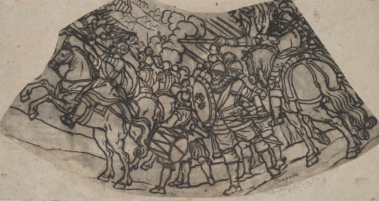 Guerreiros a cavalo de Unknown