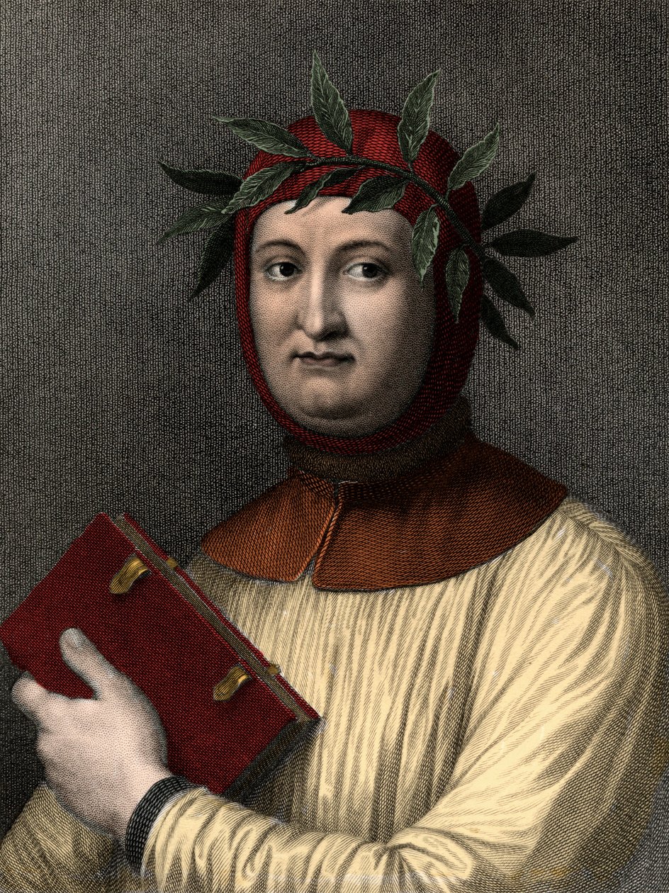 Francesco Petrarch (Petrarch) (1304-1374) de Unknown artist