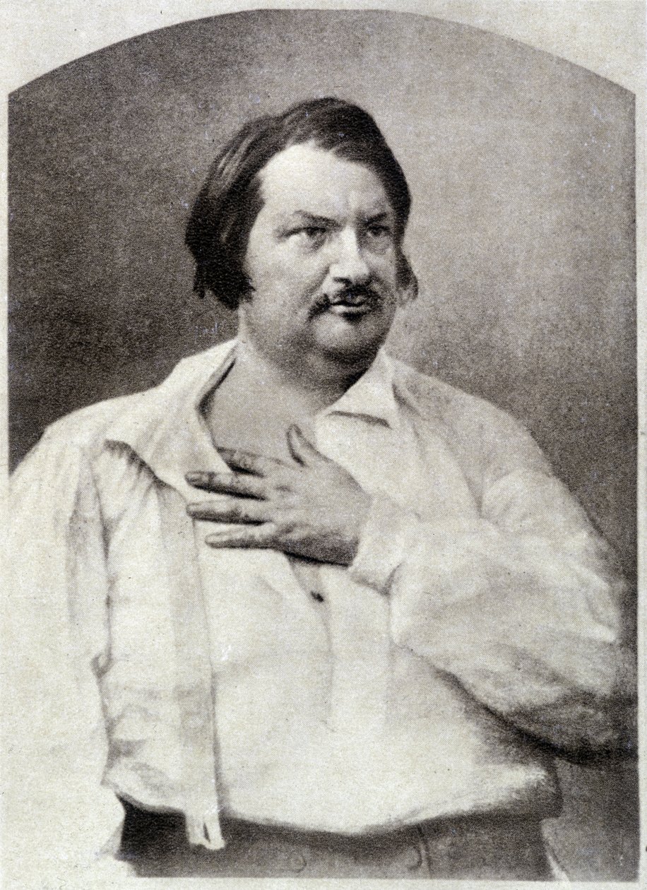 Honoré de Balzac, por volta de 1850 de Unknown artist