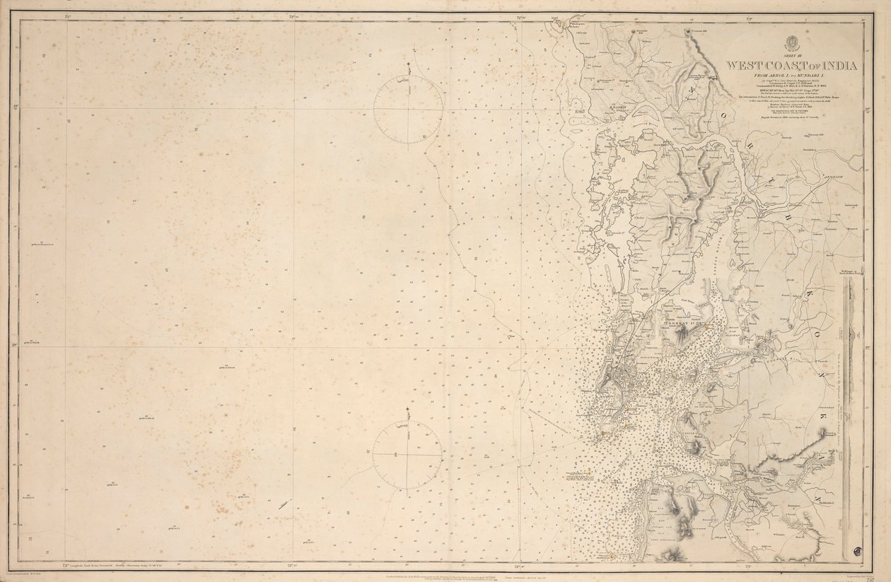 Carta da ilha de Arnola de Unknown artist