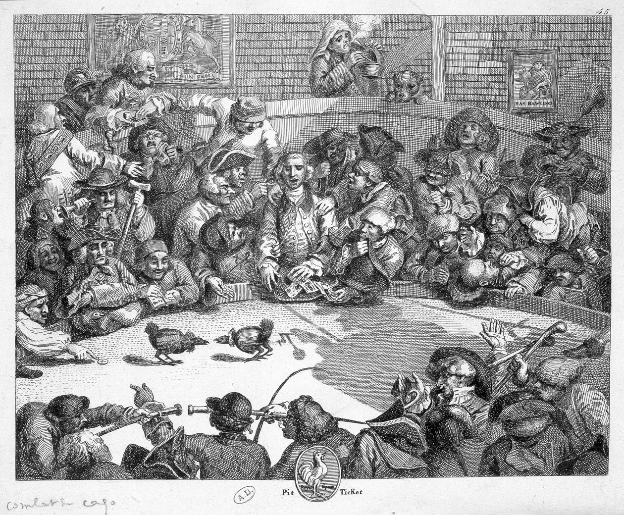 Luta de galos - gravação de Unknown artist