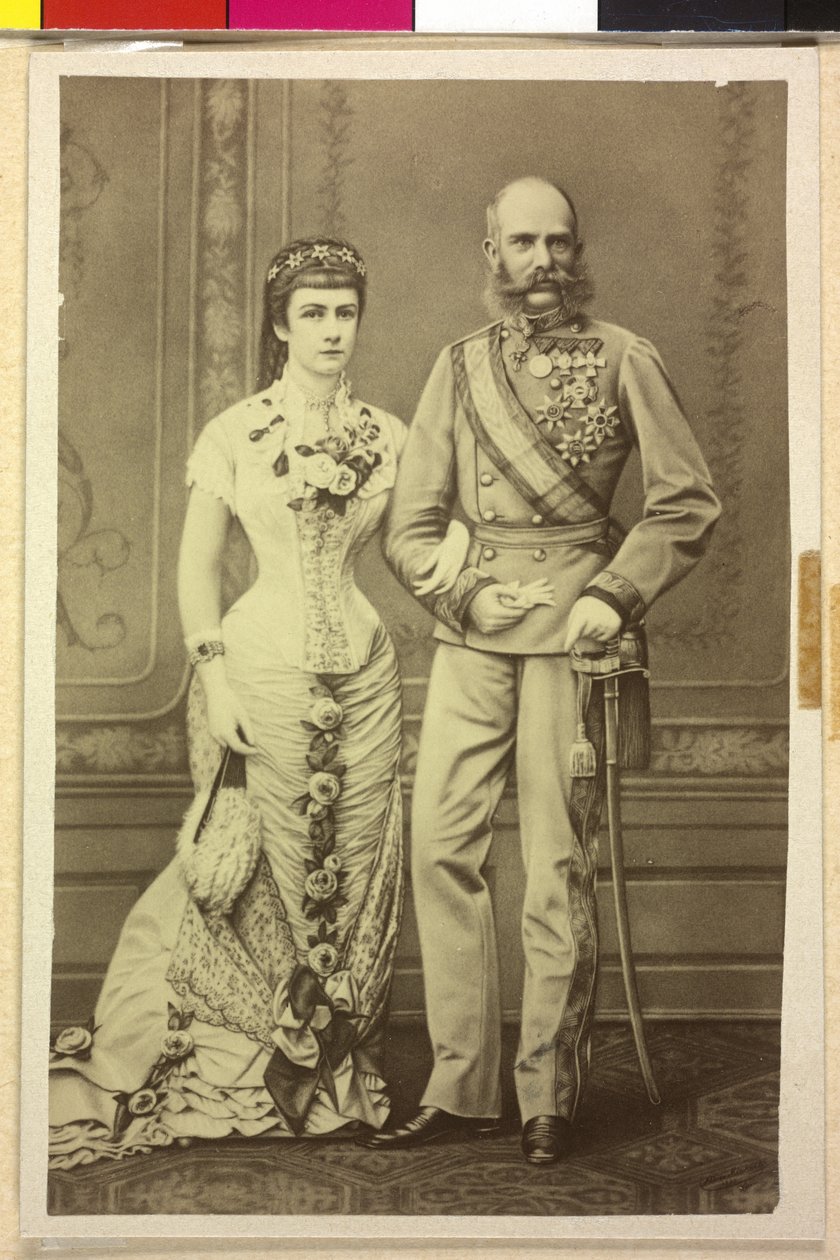 Francisco José I e Elisabeth da Áustria de Unknown artist
