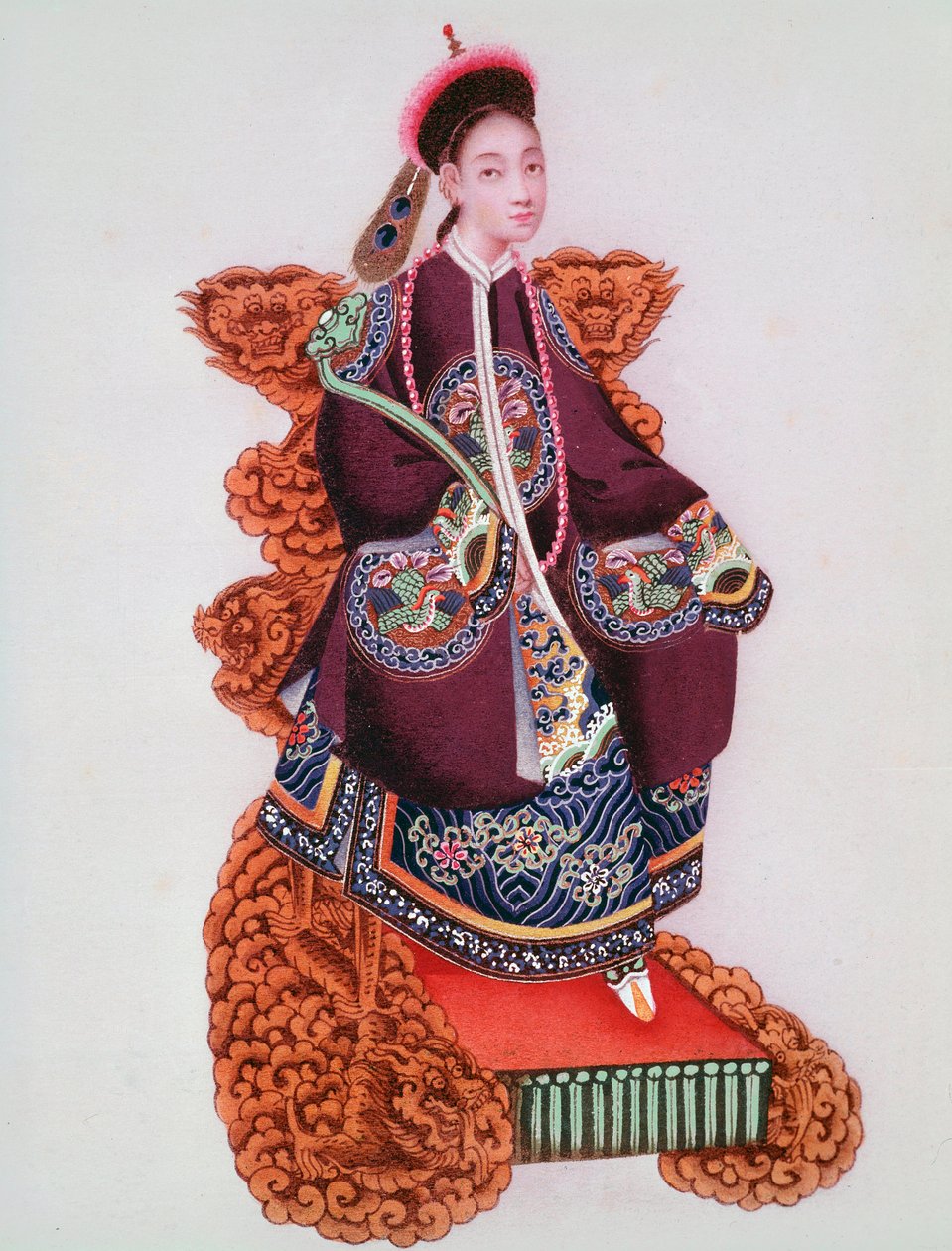 Roupa de Imperatriz Japonesa de Unknown artist