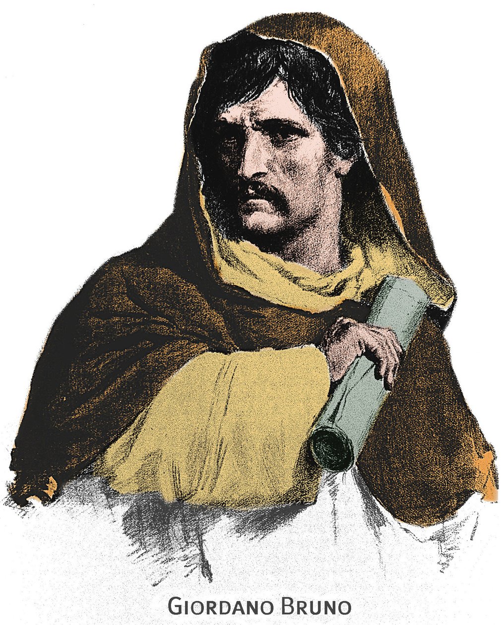 Retrato de Giordano Bruno (1548-1600). de Unknown artist