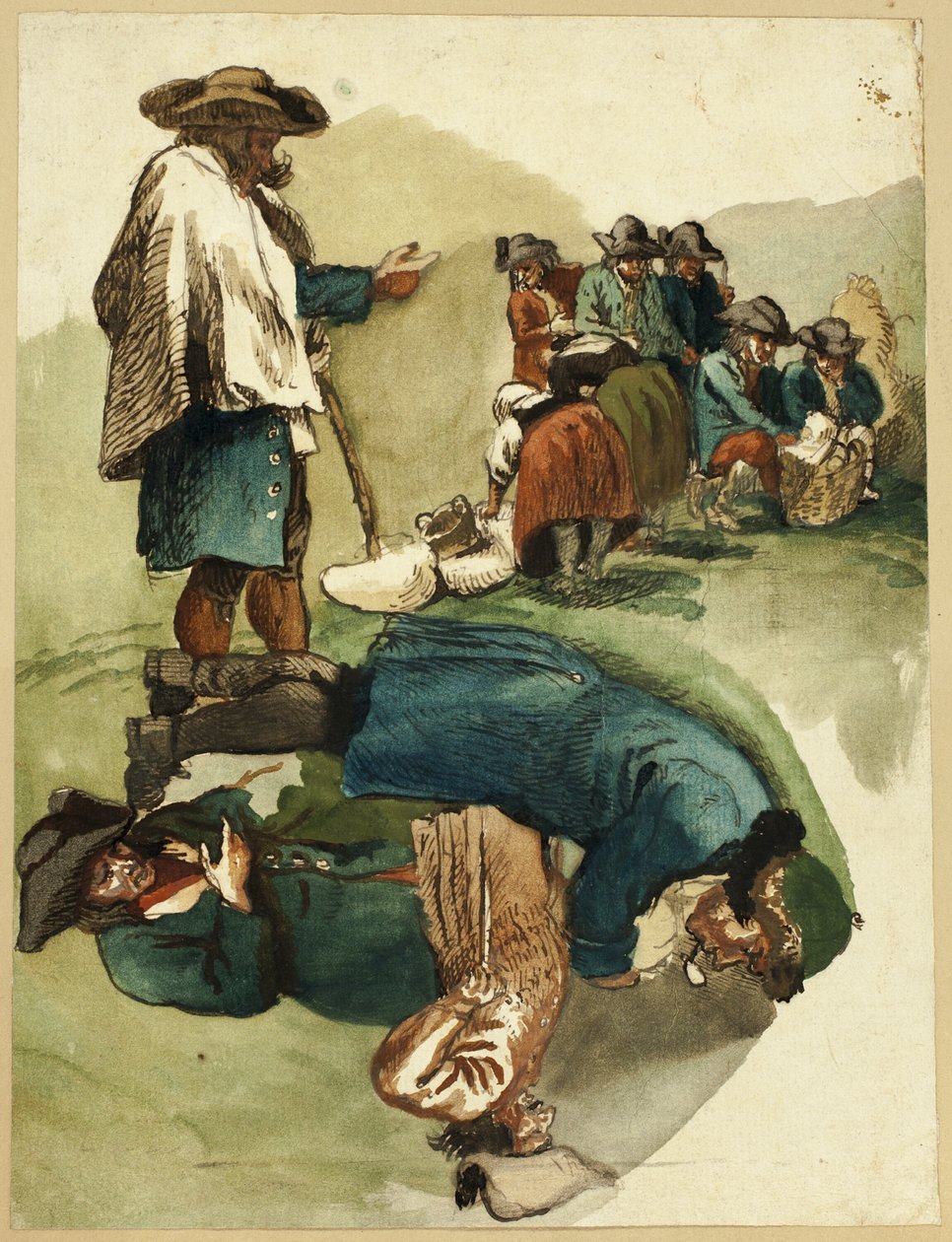 Esboços de viajantes de Unknown artist