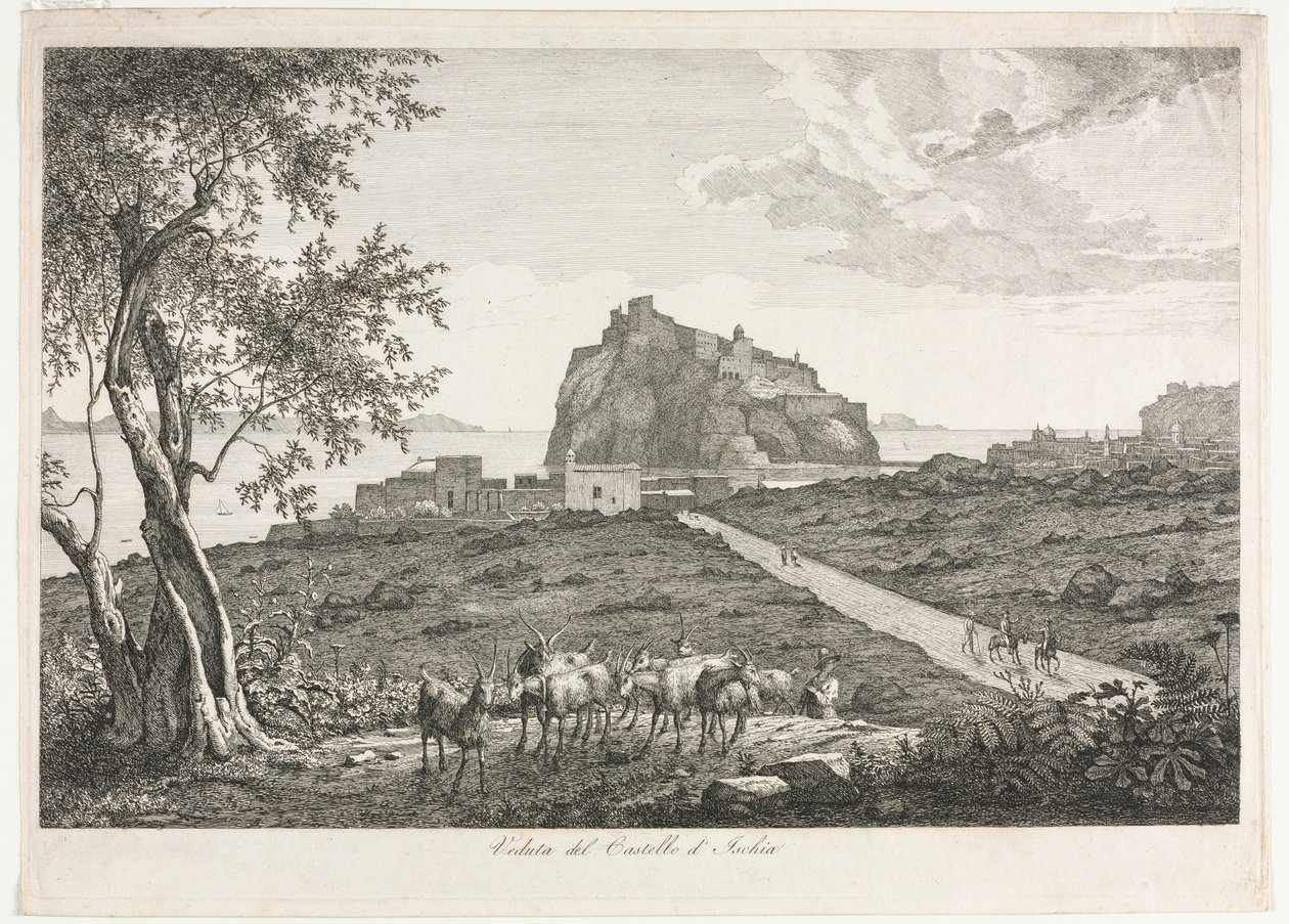 Vista do Castello, Ischia de Unknown artist