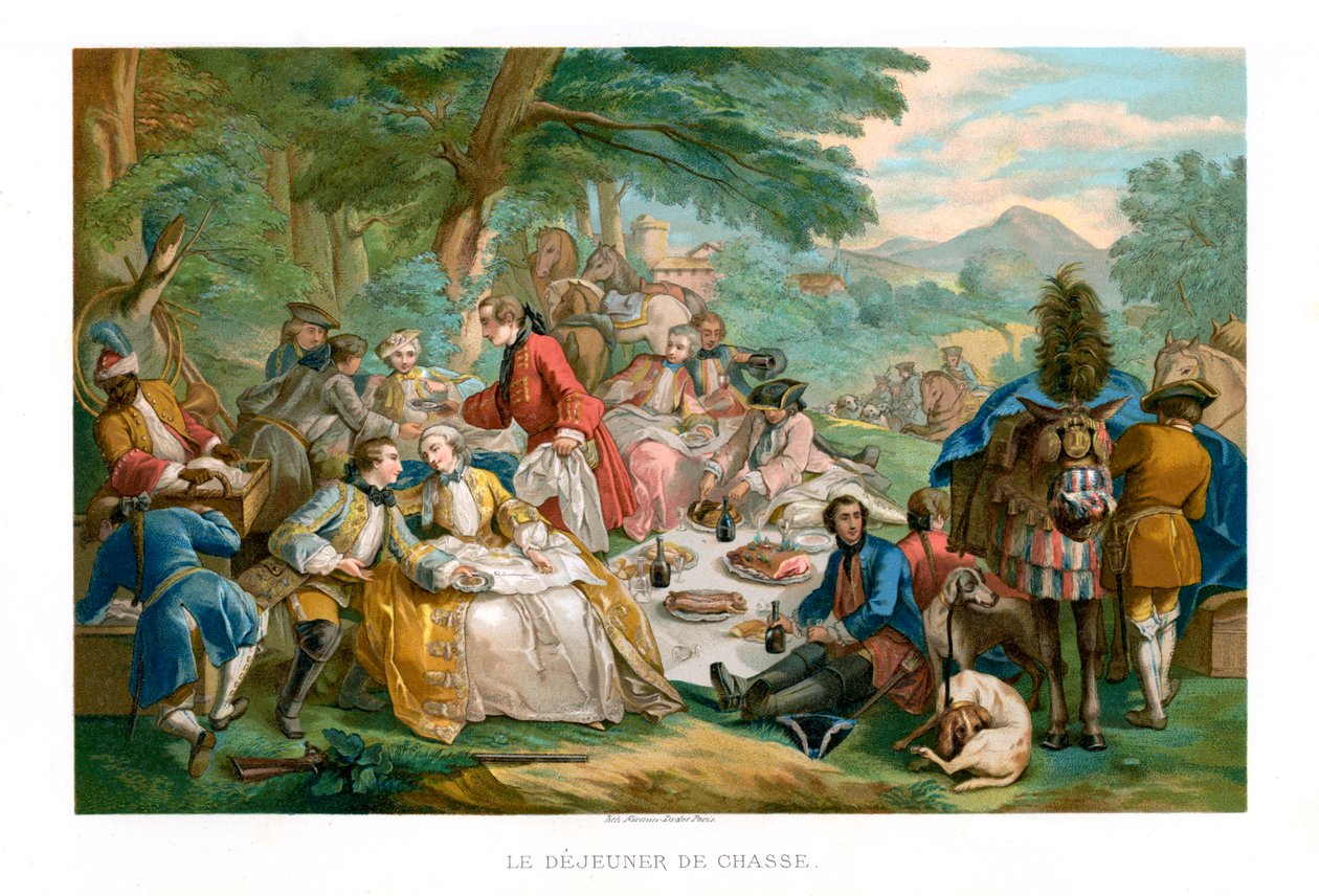 Hunt Breakfast, 1737, 1885. de Urrabieta